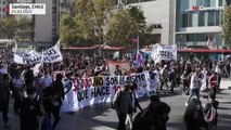 Chile students ask for raise in benefits in first major protest under Boric