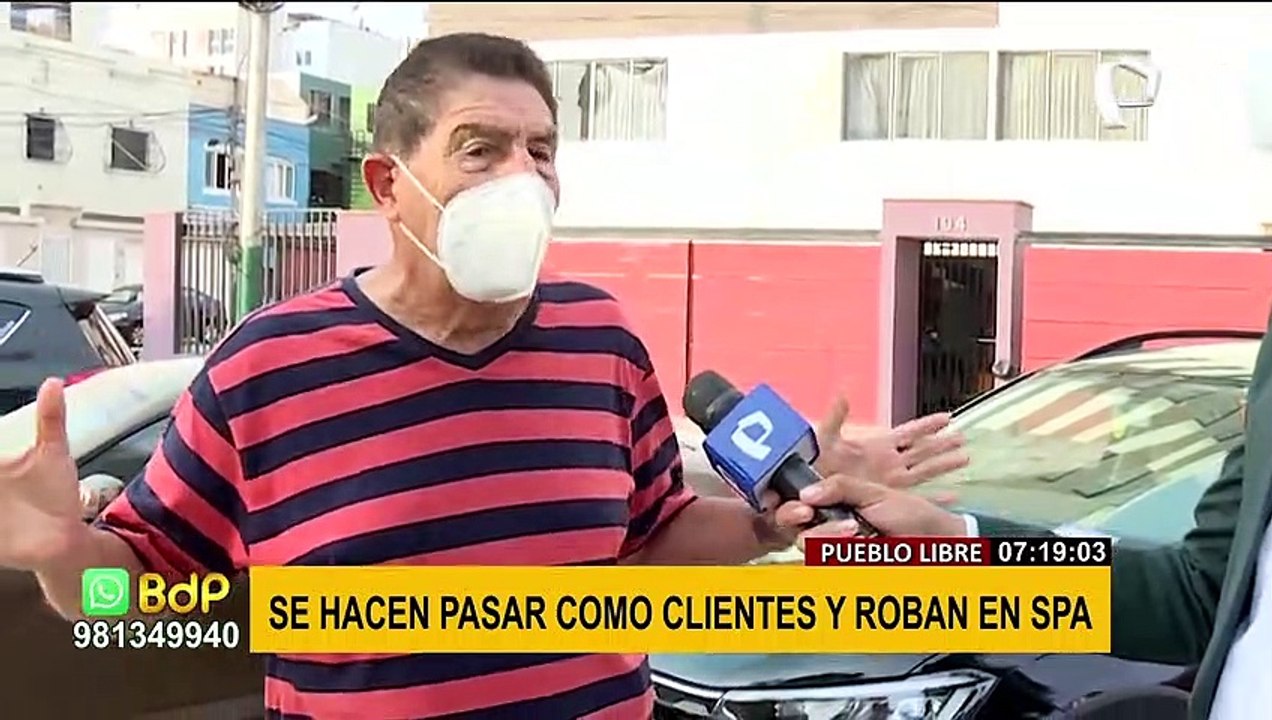 Robo en spa: pareja se hace pasar como cliente y se lleva celulares, carteras y billeteras