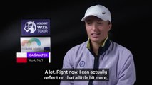Swiatek 'satisfied and proud' to be new world number one