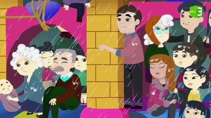 سكان المدينة عالقين بسبب الإعصار