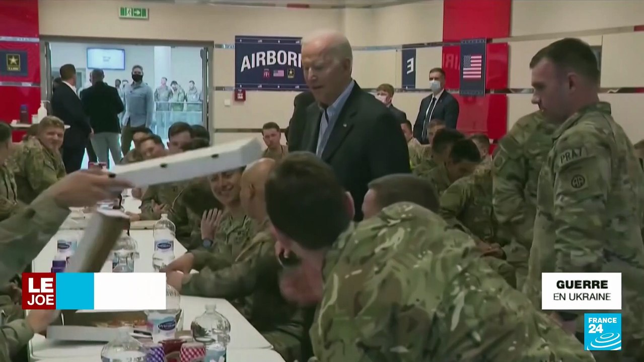 Le président américain, Joe Biden qualifie Vladimir Poutine de "boucher" lors d'une rencontre avec les réfugiés ukrainiens, ce samedi lors d'une visite à Varsovie en Pologne.