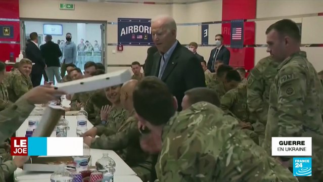 Le président américain, Joe Biden qualifie Vladimir Poutine de boucher lors d'une rencontre avec les réfugiés ukrainiens, ce samedi lors d'une visite à Varsovie en Pologne.