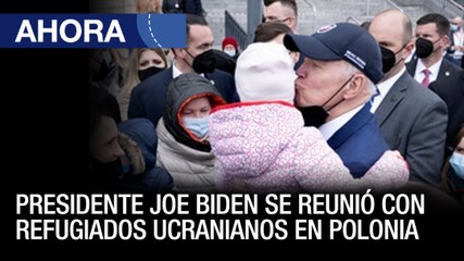 Télécharger la video: Presidente Joe Biden se reúne con refugiados ucranianos en #Polonia - #26Mar - Ahora