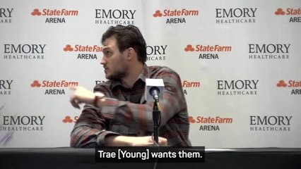 Download Video: Hawks' Gallinari planning to steal Trae Young's sunglasses