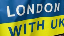 Multitudinaria protesta en Londres contra la guerra de Ucrania