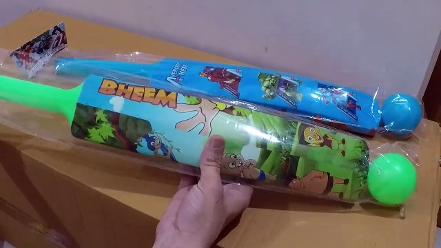 Unboxing and Review of Light Weight Plastic Cricket Bat and Ball Best Birthday Gift Items for boy Girls