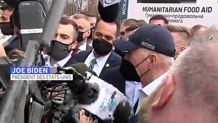 Joe Biden qualifie Vladimir Poutine de "boucher"