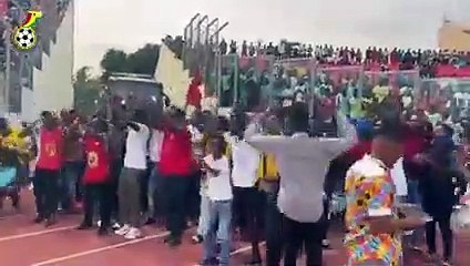 Powerful Moral inside the Sports Stadium, Ghana vs Nigeria