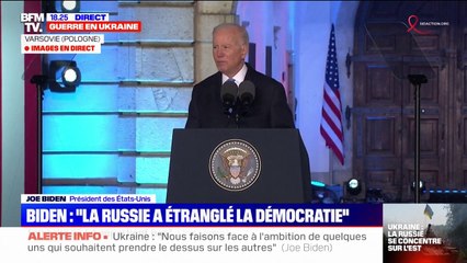 Joe Biden, au peuple ukrainien: "Nous sommes à vos côtés"