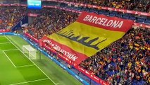 Así vibró Barcelona con el himno de España 18 años después