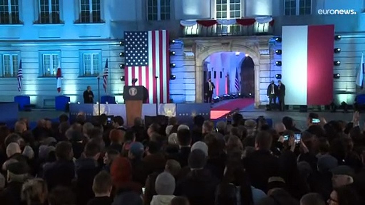 Bidens Rede in Polen: 'Jeder Zentimeter Nato-Gebiet wird verteidigt'