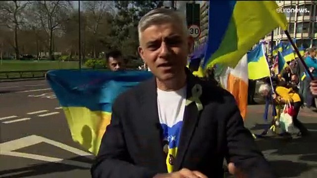 Nuevo fin de semana de manifestaciones en solidaridad con Ucrania y contra la guerra de Putin