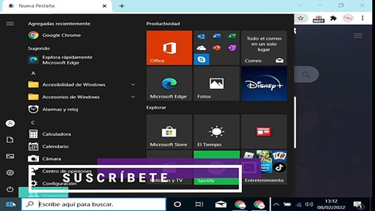 Desactivar notificaciones en Windows 10