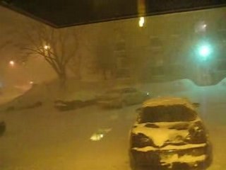 tempête de neige à Trois-Rivières