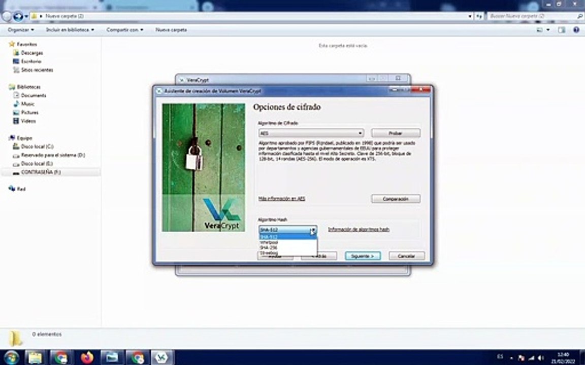 Cómo cifrar memoria USB con VeraCrypt
