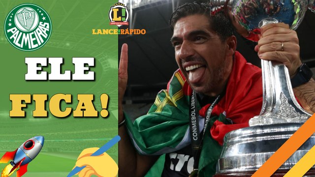 LANCE! Rápido: Abel Ferreira renova com o Palmeiras, Cruzeiro vai pra final, Grêmio em vantagem e mais!