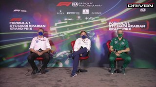 F1 2022 Saudi Arabian GP - Team Principals' Press Conference - Part 2