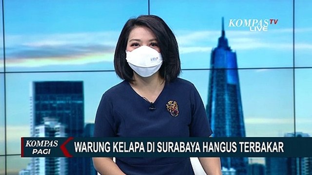 Kebakaran Sebuah Warung Kelapa, 4 Mobil Pemadam Kebakaran Dikerahkan