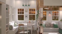 Charming Cottage Tiny House with Clever Space-Saving Interior Design