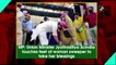 Union Minister Jyotiraditya Scindia touches feet of 'Safai Devta' woman sweeper