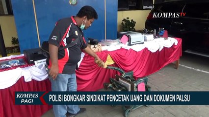 Pencetakan Uang dan Dokumen Palsu, 4 Orang Tersangka Ditangkap Sedangkan 2 Orang Lainnya Masih Buron