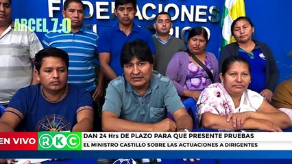 ¿El poder de Evo en el MAS?   El ministro de Gobierno, Eduardo del Castillo, a un paso de la destitución.