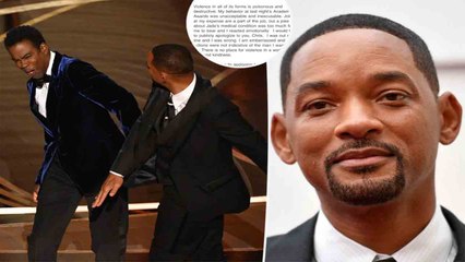 Will Smith ने  Chris Rock से Oscar Awards के दौरान हुए incident के लिए मांगी माफी । FilmiBeat