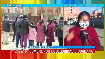 Alcaldesa Copa sobre la inseguridad en El Alto: 'Tenemos módulos pero no policías'
