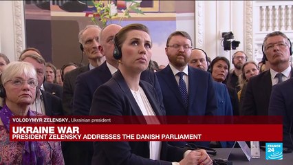REPLAY: Ukraine's Zelensky addresses the Danish Parliament