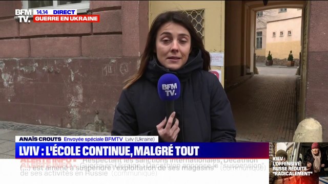 Guerre en Ukraine: les cours continuent à distance malgré la fermeture des écoles à Lviv