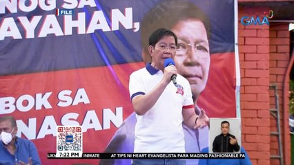 Sen. Ping Lacson, papalitan na ang campaign slogan na mula umano kay Partido Reporma Pres. Pantaleon Alvarez | 24 Oras