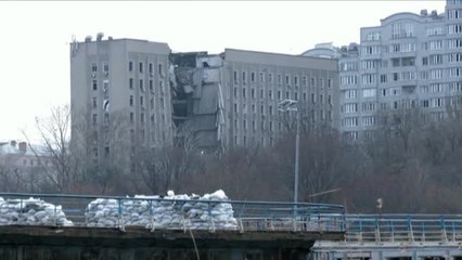 Un misil ruso impacta contra la sede del Gobierno regional en Mykolaiv, al sur de Ucrania