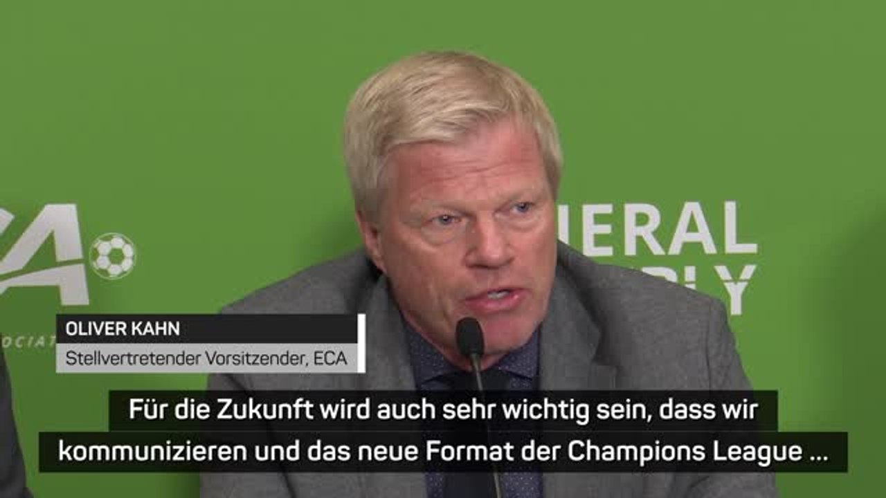 Kahn: “Müssen Fans von neuem CL-Format überzeugen”
