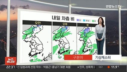 [생활날씨] 내일 봄비 조금…큰 일교차 여전