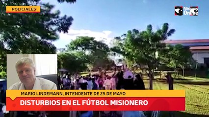 Disturbios en el fútbol misionero