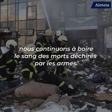 La prière du pape François pour la paix en Ukraine