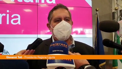 Giro d'Italia, Toti: "Passaggio sul ponte Genova è omaggio a vittime"