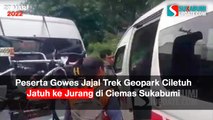 Peserta Gowes Jajal Trek Geopark Ciletuh Jatuh ke Jurang di Ciemas Sukabumi