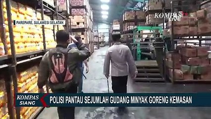 Polisi Pantau Gudang Minyak Goreng Pastikan Stok Aman Saat Puasa