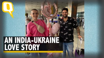 Indian-Ukranian Couple Beats the Odds, Reunites at Delhi Airport With a Proposal
