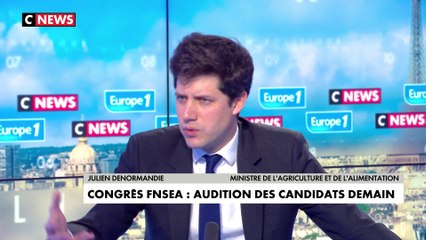 Julien Denormandie : «Le monde agricole, il est solidaire»