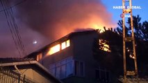 Beykoz'da korkutan ev yangını