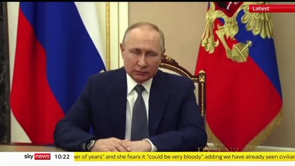 Ukraine Invasion Putin addresses the next generation of fighters