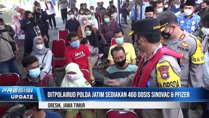 Kapolda Jatim Meninjau Langsung Vaksinasi Booster Untuk Masyarakat Pesisir dan Nelayan