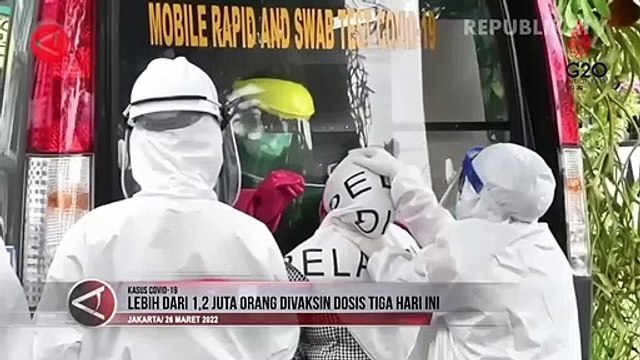 1,2 Juta Masyarakat Telah Jalani Vaksinasi Dosis Ketiga