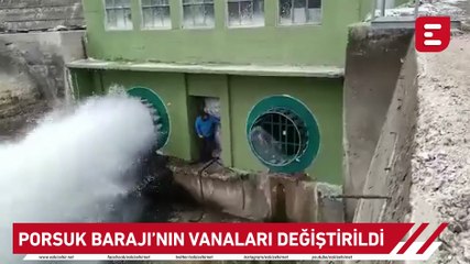 Porsuk Barajı'nın vanaları değiştirildi