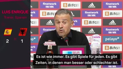 Enrique: "Ich bin mit der Einstellung zufrieden"