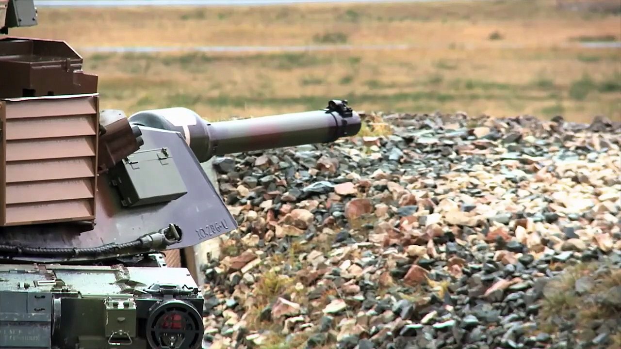 M1A2 Abrams in action • One of the most powerful tanks in the world