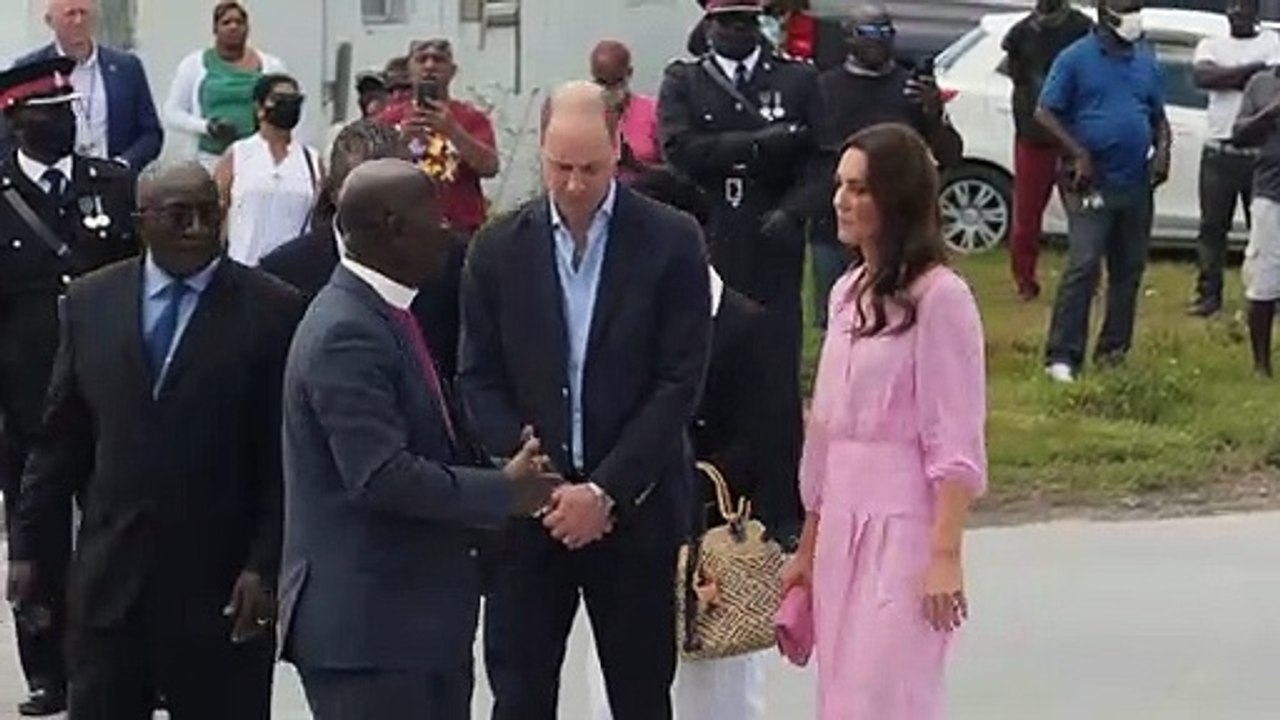 William and Kate learn about hurricane recovery in Bahamas