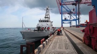 Sea Breeze 2021_Ukrainian navy Island-class patrol boat Starobilsk (P191) and (P190) return to Odesa